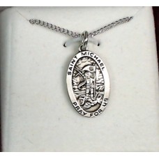 St Michael Medal with Chain